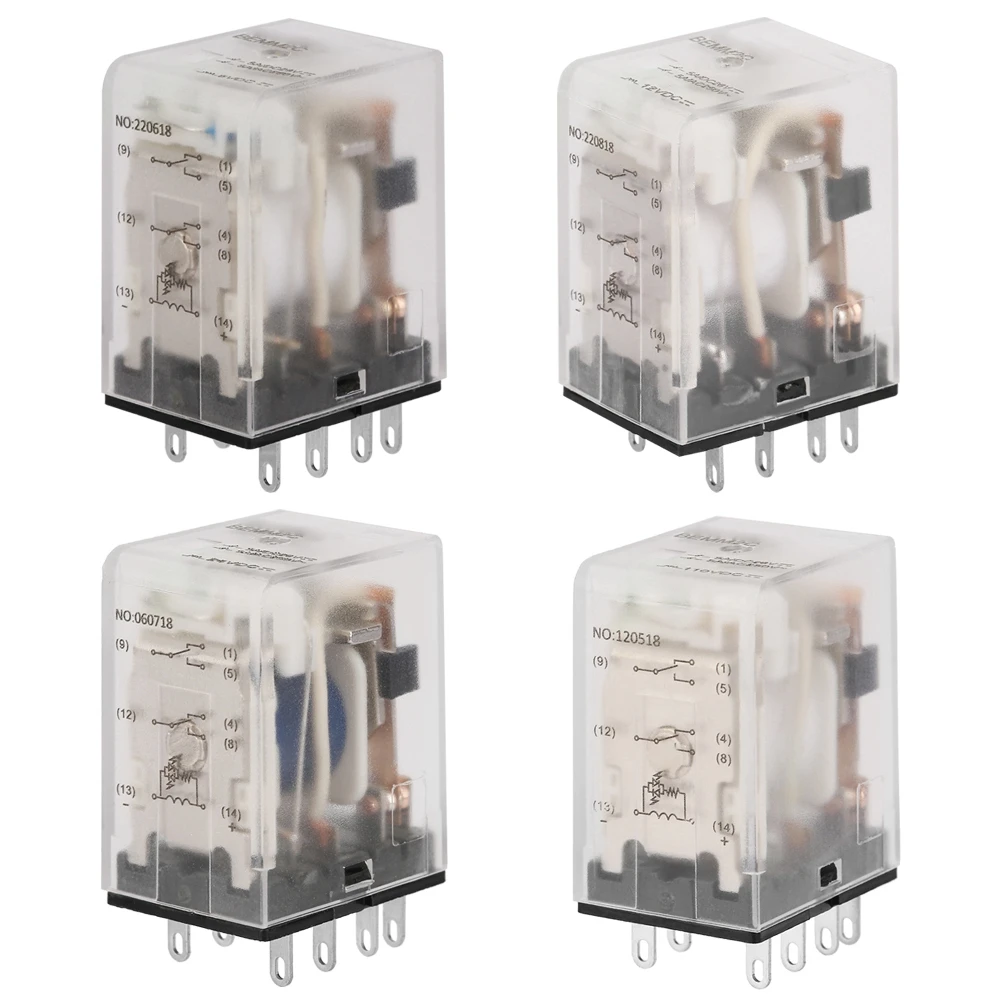 

8 Pin Mini Power Intermediate Relay Electromagnetic Relay 5A for Automation Equipment and Electrical Control Cabinets Wholesale