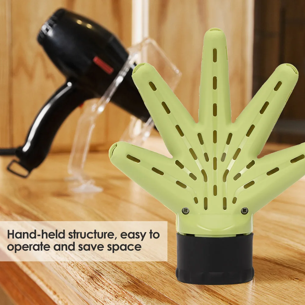 

Hair Dryer Diffuser Hand Shape Plastic Hairdressing Tool Salon Hairstyling Accessory Professional Curly Hair Dryer Diffuser