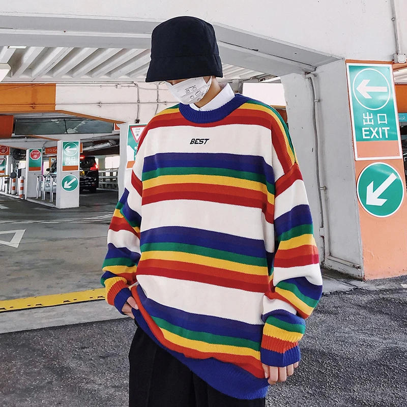 Best rainbow sweater Clearance