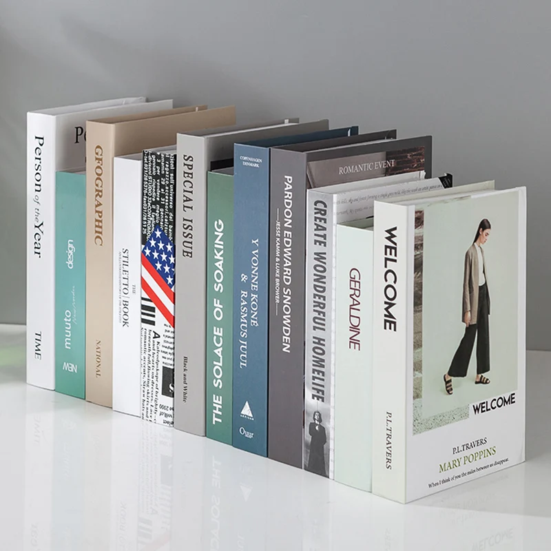  Nordic Modern False Book Simulation Book Decoration Creative Home Furnishing Bedroom New Wine Cabin - 32969684683