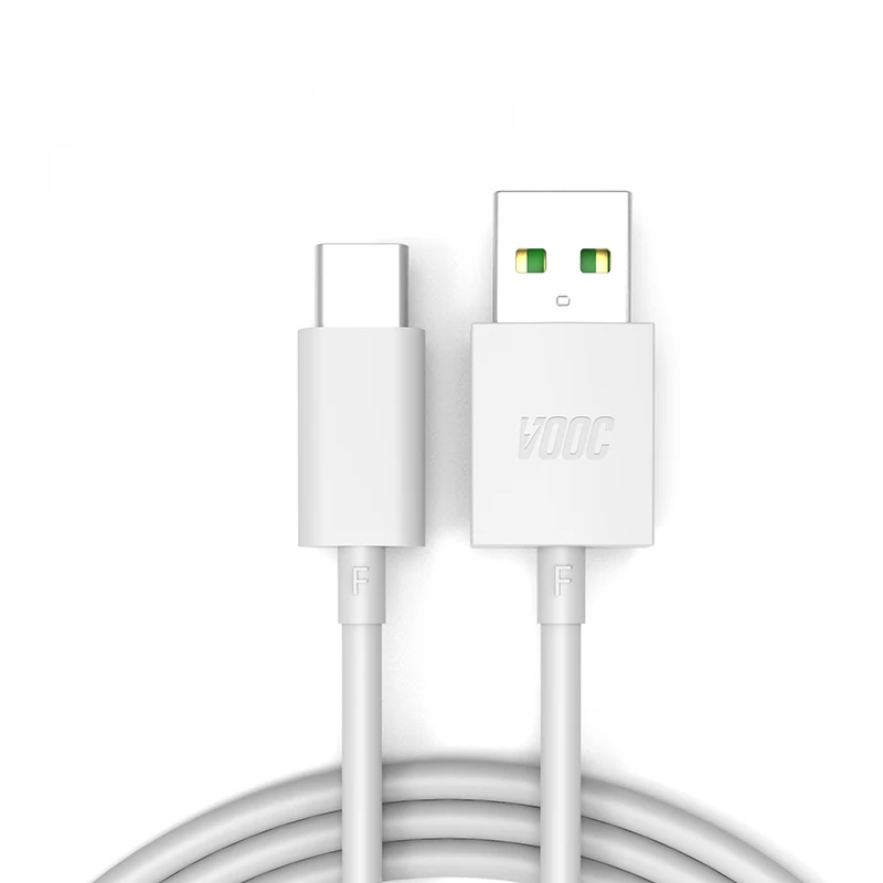 3.3ft 4A كابل الشاحن ل oppo تجد X R17 برو رينو المحمول الهاتف VOOC كابل الشاحن