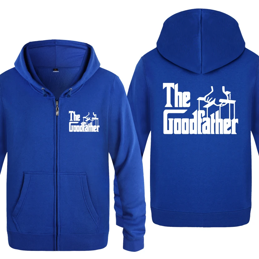 cheap The Good Father Creative Novelty Gift Hoodies Men 2018 Men #039;s Fleece Zipper Cardigans Hooded Sweatshirts
