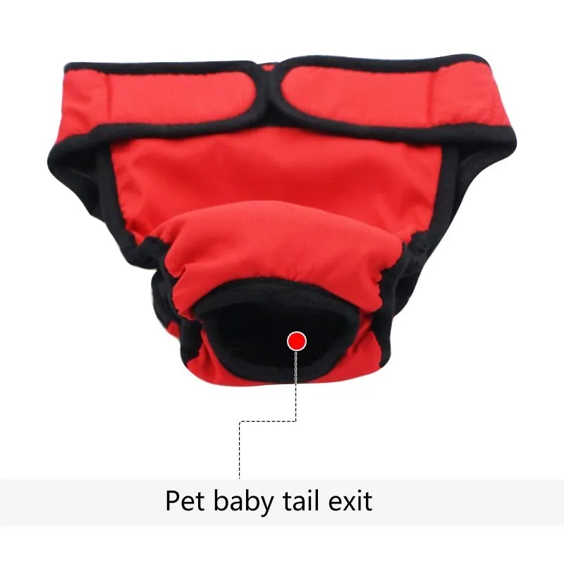 Dog Shorts Pet Diapers Dog Diapers Dog Nappies Dog Physiological Pants XS-XXL Diaper Sanitary Washable Female Dog Shorts Panties Menstruation Underwear Briefs Jumpsuit For