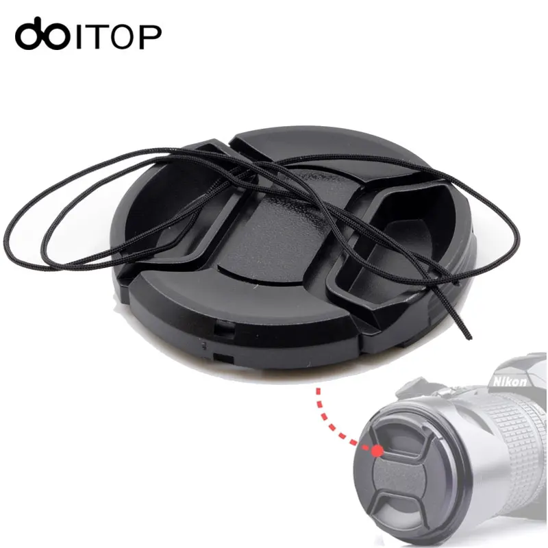 

DOITOP Camera Lens Cap Protective Cover 37mm/49mm/52mm/55mm/58mm/62mm/67mm/72mm/77mm/ & Anti-lost Rope for Sony Canon Nikon Lens