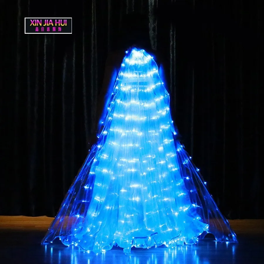 Реквизит для выступлений танцевальная девушка Ropa костюм Led люминесцентные