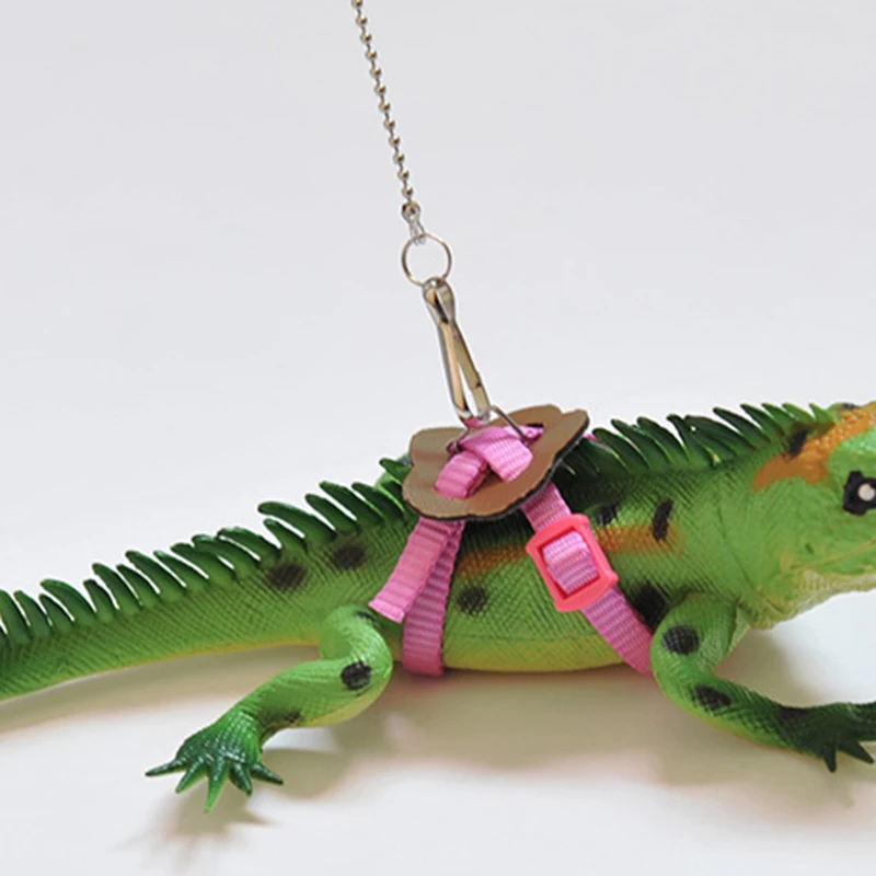 

1 * Lizard Harness Leash Adjustable Pet Reptile Lizard Harness Leash Pet Bird Parrot Fly Animal Keep Rope