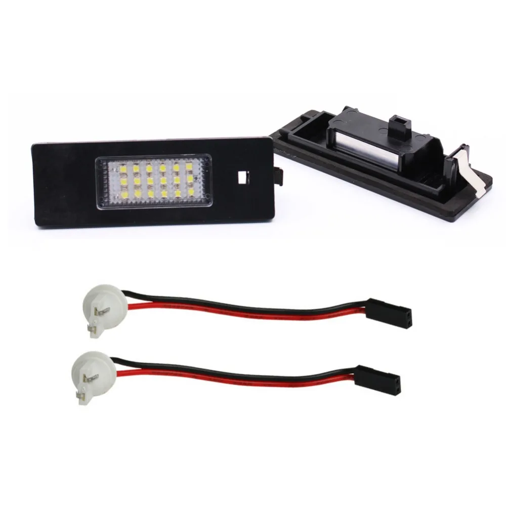 2 шт. Canbus 18SMD светодиодный номерной знак светильник комплект для Alfa Romeo 147 156 159 166