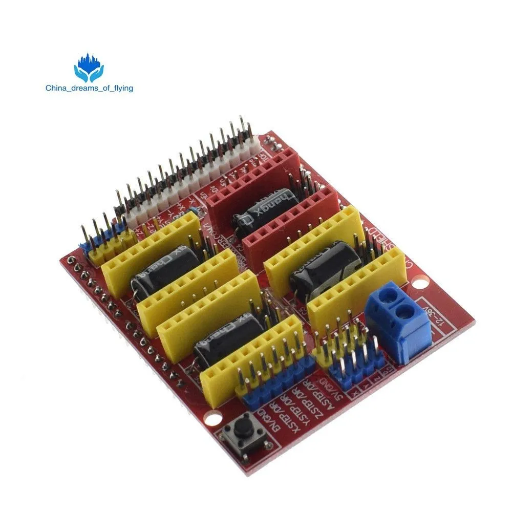 Новый cnc щит v3 гравировальный станок/3D принтер/A4988 Плата расширения драйвера для