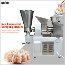 Xeoleo Small Dumpling machine Stainless steel Dumpling maker 3600pcs/h make Fried Dumpling/Samosa/Spring rolls/Huntun 220V/110V