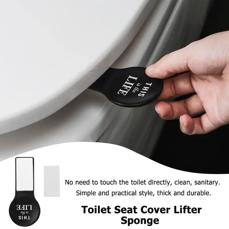 Portable Toilet Seat Cover Lifter Sanitary Closestool Seat Cover Lift Handle for Travel Home Bathroom Products
