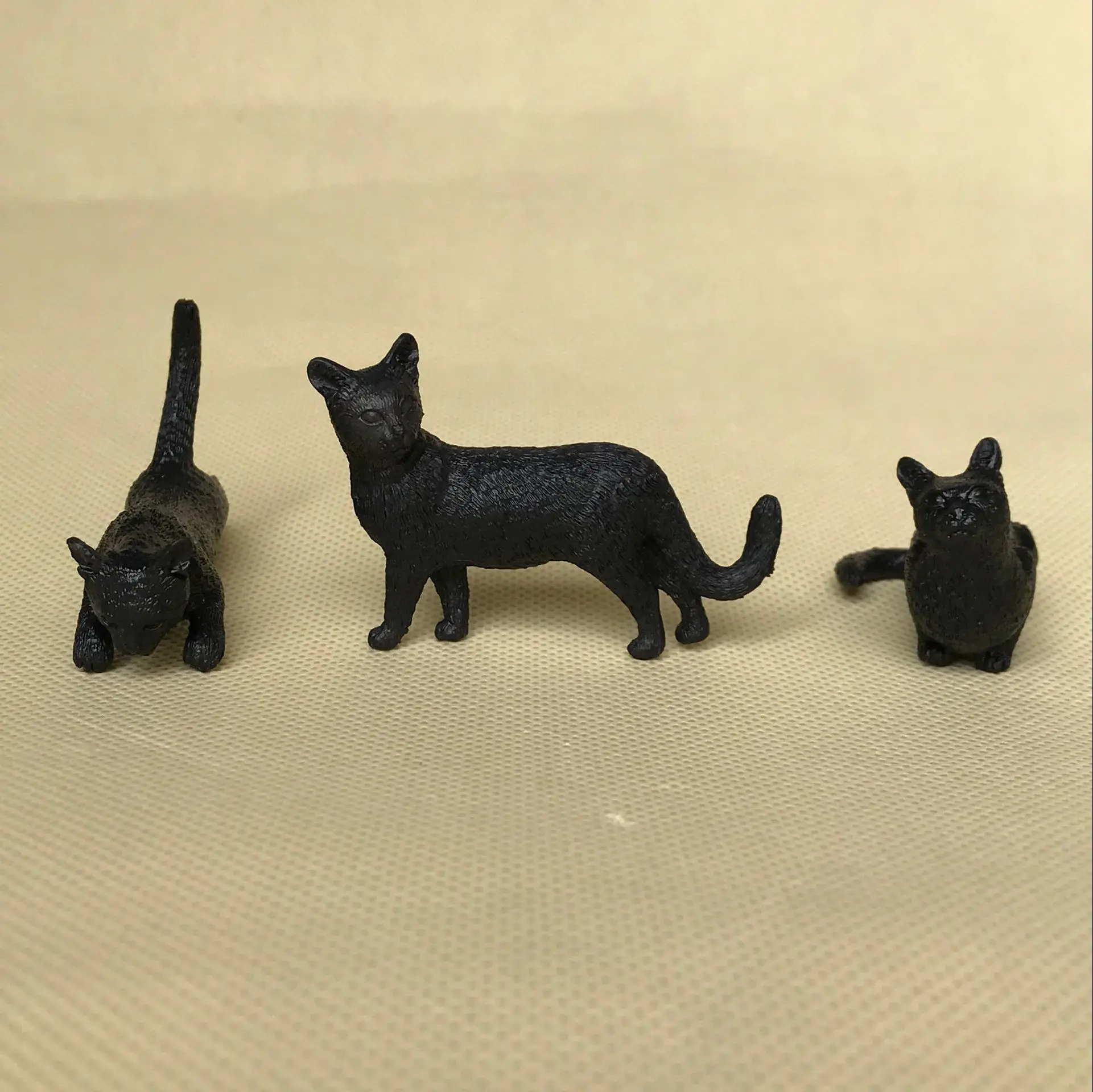 

Bulk Simulation Animal Model Children Cognition Animal Black Cat Doll Goods Of Furniture For Display Rather Than For Use Model