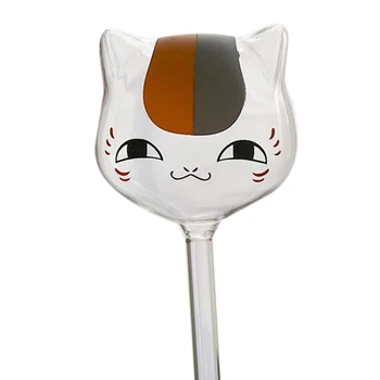 

Glass Plant Flower Water Feeder Clear Cat Shaped Glass Plant Flower Holiday Watering Water Feeder Home Garden Tool