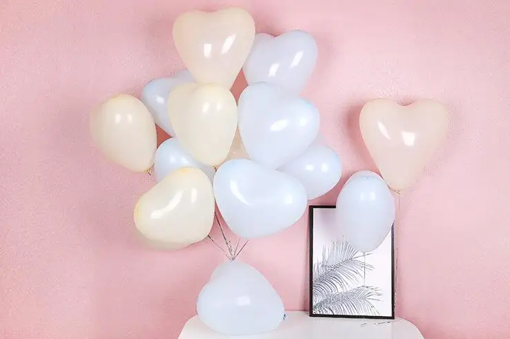 

50pcs/lot 10inch 2.2g macaron love ballon romantic love balloons wedding decoration anniversary party supplies love heart balons