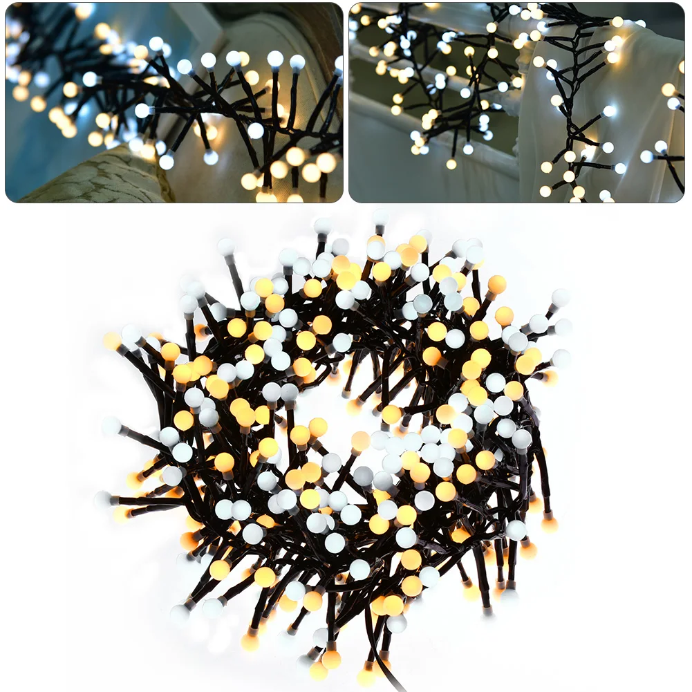 

LEDGLE Waterproof Decorative String Lights Fairy Patio Light for Indoor and Outdoor Use, 8 Lighting Modes, Warm White