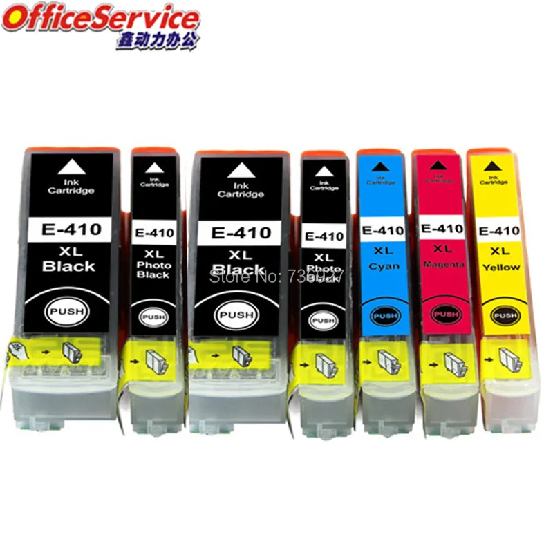 Совместимый чернильный картридж 7X T410 T410XL для струйного принтера Epson expressions Premium