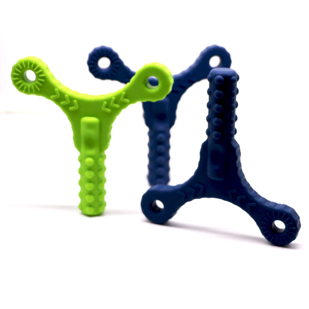 Most effective  FDA LFGB SGS approved silicone Chew Brick chew toy for autism