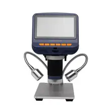 4.3in lcd цифровой микроскоп Прочный USB регулируемый светильник микроскоп с HD светодиодный экран дисплея для ремонта телефона паяльные инструменты