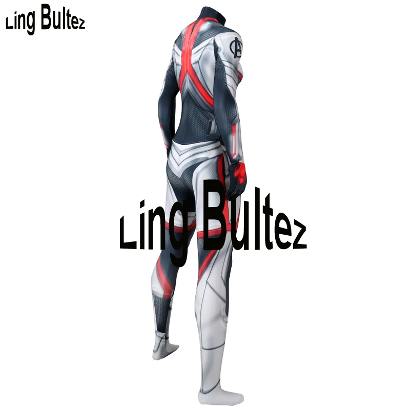 Ling Bultez High Quality Avengers Endgame Cosplay Costume End Game Quantum Realm Suit With Muscle Shade Quantum Realm Costume