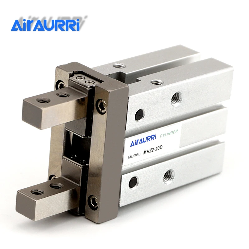 Airaurri Mhz2 20d Double Acting Air Gripper Pneumatic Finger Cylinder