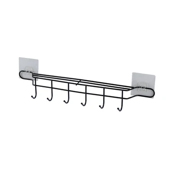 

Wall Mounted Bathroom Hook Adhesive Hook Reusable Hook Towel Holder for Shower Bathroom Livingroom Kitchen Hook No Scratch