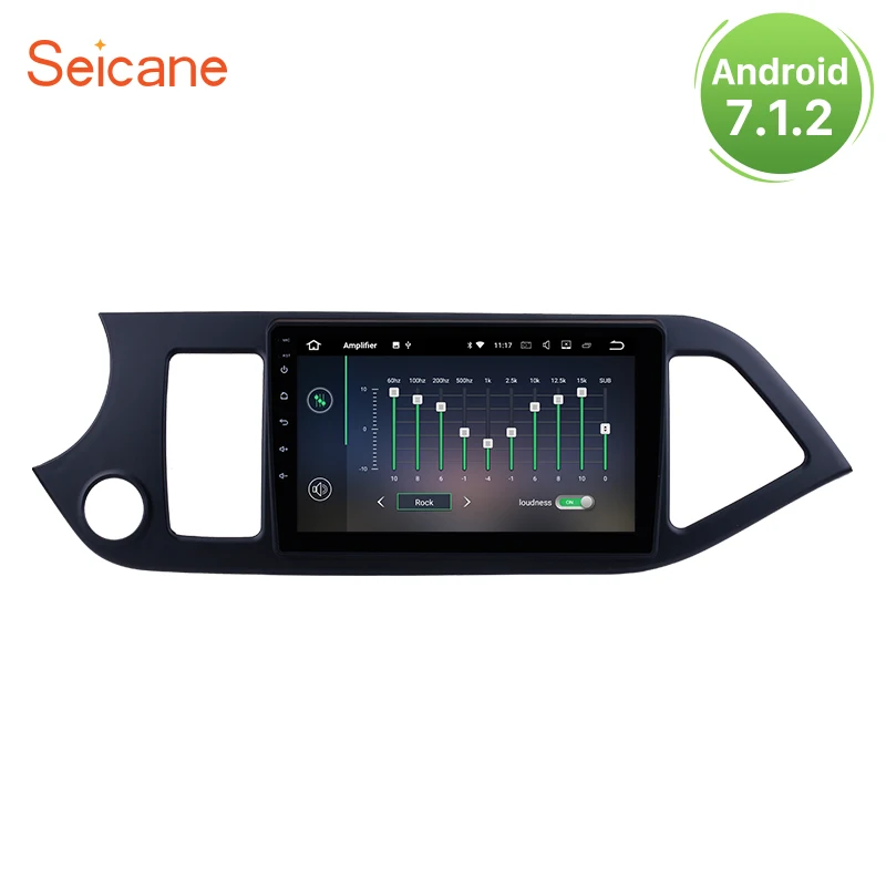 

Seicane Android 8.1/7.1 9" 2Din GPS Car Radio For 2011 2012 2013 2014 KIA PICANTO Morning DVD Multimedia Player Head Unit Wifi