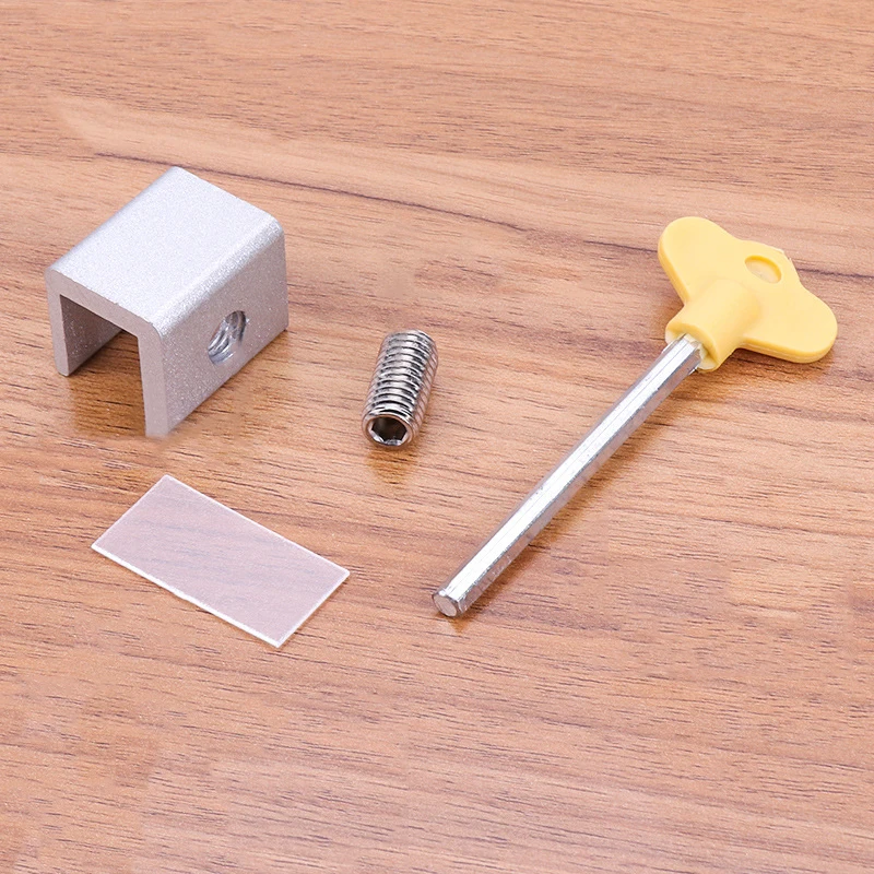 

8pcs Sliding Window Locks Stop Aluminum Alloy Door Frame Security Safety Lock