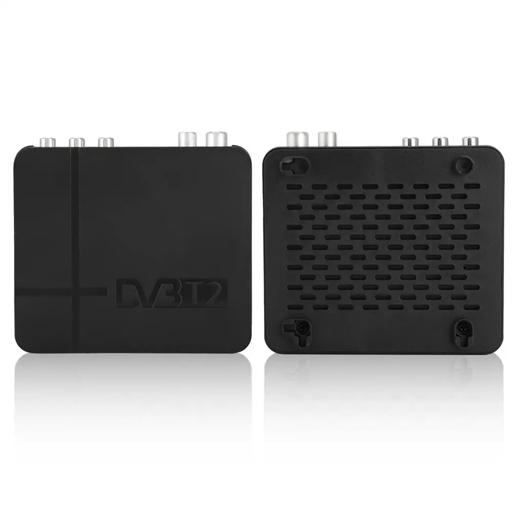 Горячая Мини DVB T2 HD цифровая ТВ приставка 950 МГц 2150 ЕС 100 240 В|ТВ-приставки и