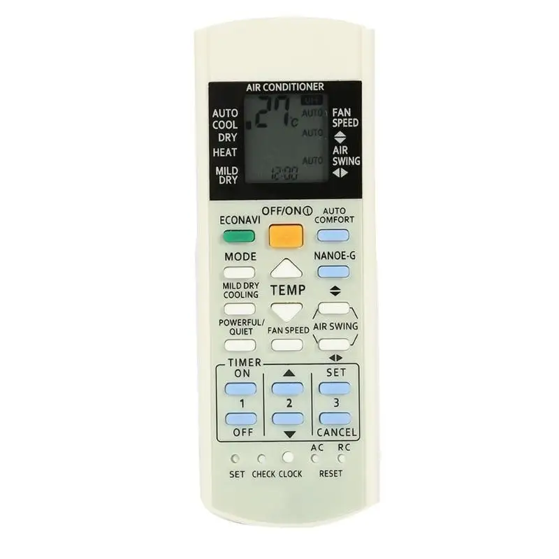 

newest White Remote Control Remote Controller for Panasonic Air Conditioner A75C3208 A75C3706 KTSX5J