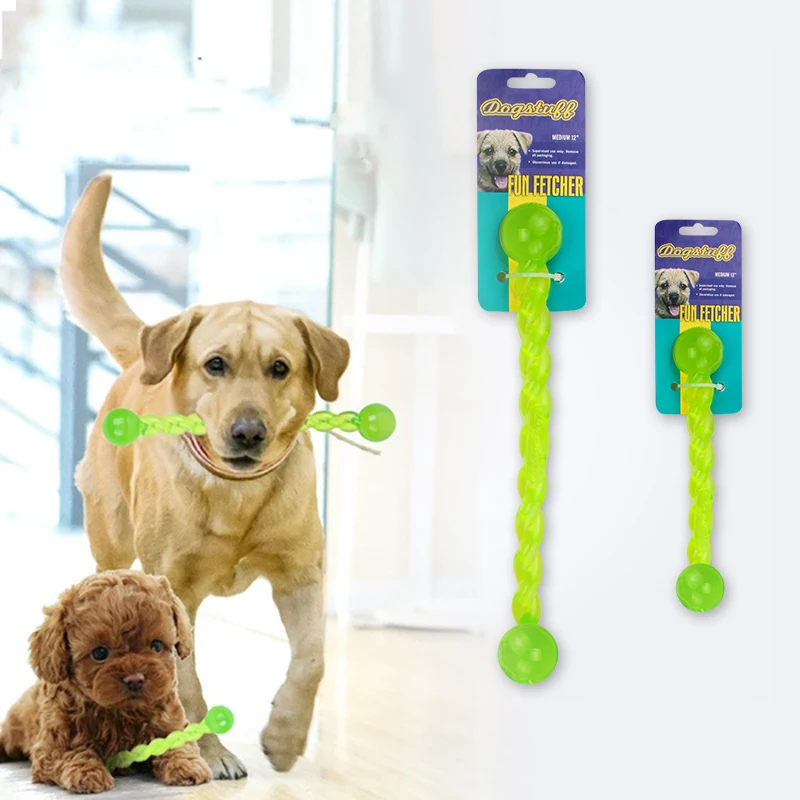 Pet Universal Training Interactive Toy Pet training bite-resistant molar stick Silicone  pet toy  2018