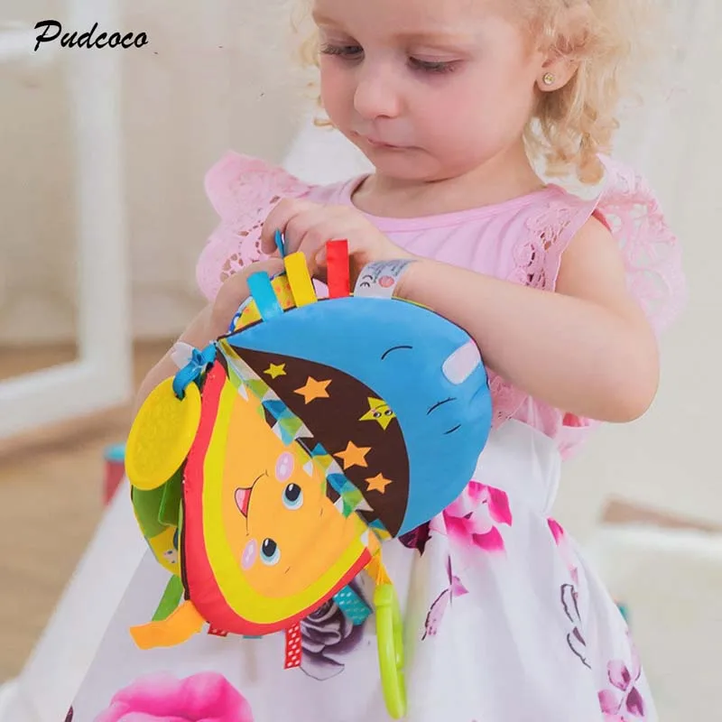 

2019 Baby Animal Cloth Book New Infant Kid Intelligence Development Toy Forest Sky Educational Bed Cognize Books Gift
