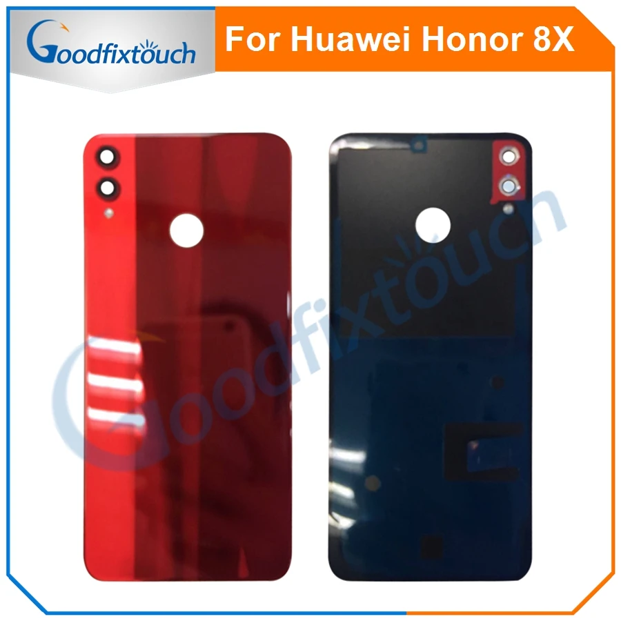 

Original For Huawei Honor 8X Back Battery Cover With Camera Glass Lens View 10 Lite Battery Housing Door Replacement Parts