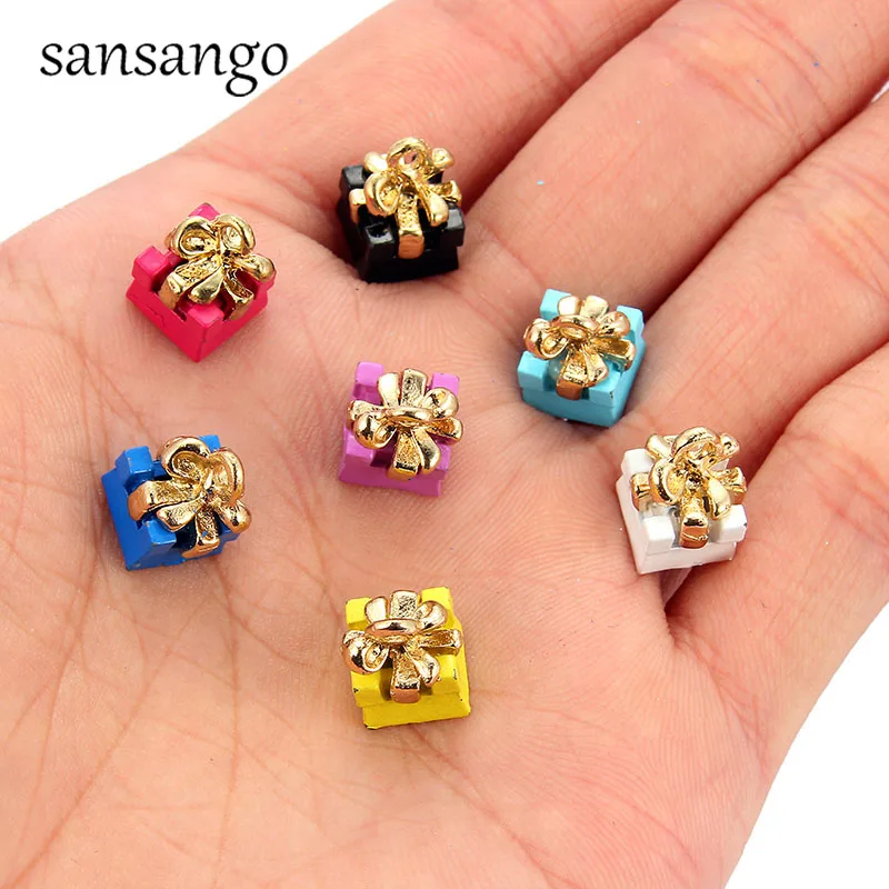 10Pcs Cute Enamel Round Branch Cat Charm Pendant DIY Bracelet Necklace Jewelry