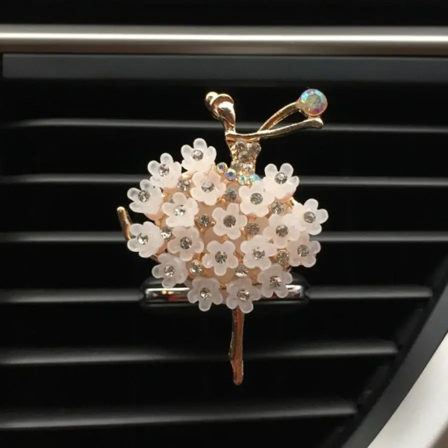 CarStyling Ballet Girl Air Outlet духи клип авто аксессуары освежитель воздуха Твердый бальзам