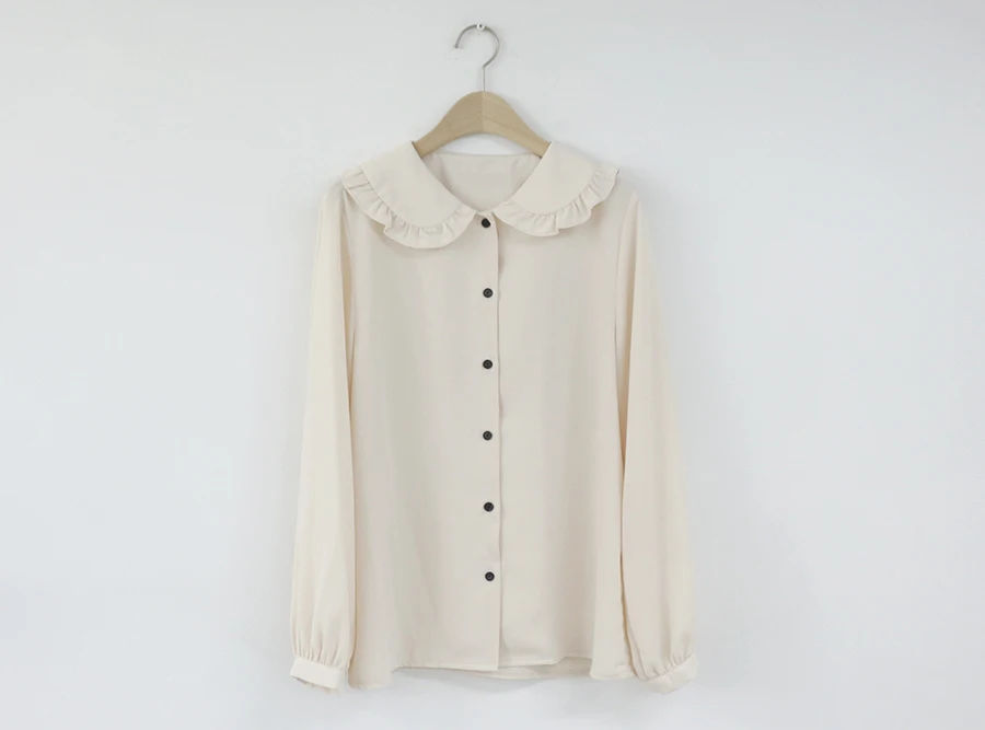  Vintage solid cotton white Shirt female Oversize Tops Women Long sleeve Girls Blouse Plus Size Autu