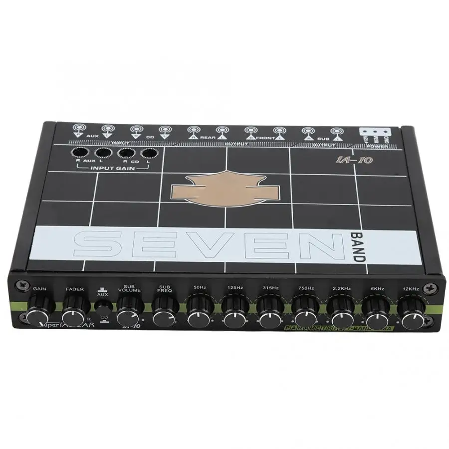 Automobile Audio Equalizer 1pc Car Automobile Audio Stereo EQ Equalizer