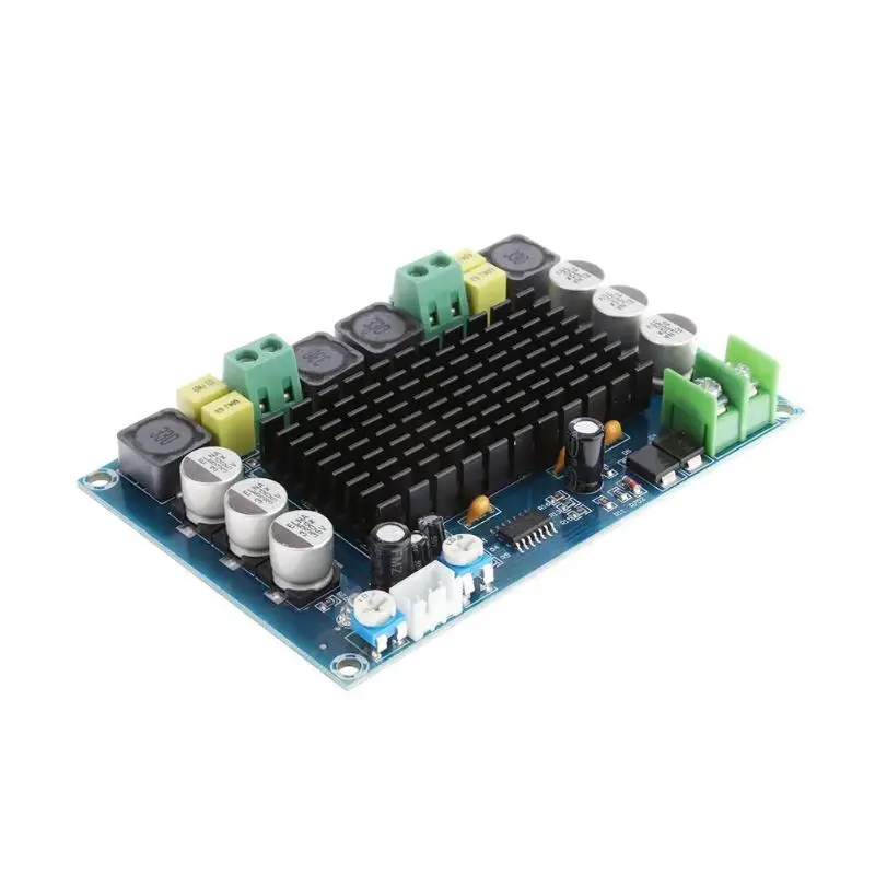 

ALLOYSEED DC 12V 24V 150W*2 XH-M546 TPA3116D2 TPA3116 Dual Channel class D digital Power audio amplifier board C3-002