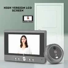 Wifi дверной звонок 5 дюймов Wifi беспроводной цифровой домофон дверной звонок глазок безопасная домашняя Дверь Дверной звонок Водонепроницаемый без батареи Wifi дверной звонок 5 дюймов Wifi беспроводной цифровой домофон дверной звонок глазок безопасная домашняя Дверь Дверной звонок Водонепроницаемый без батареи