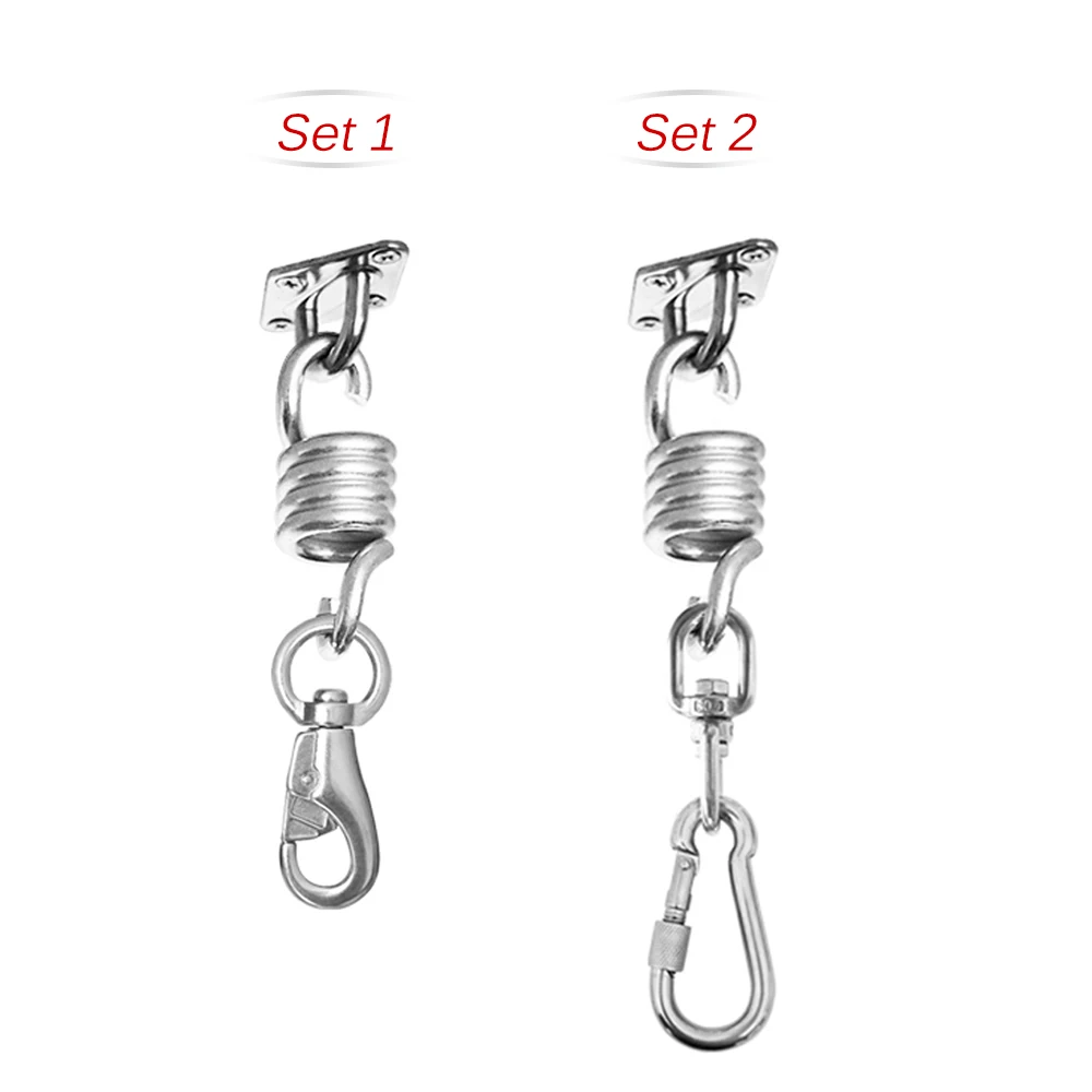 Us 15 49 40 Off 660lb Capacity Hammock Garden Furniture Swing Chair Hammock Spring Swivel Hook Ceiling Mount Hanging Chair Accessories Kit In