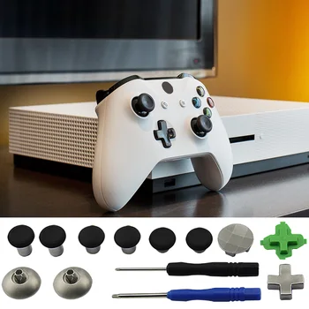 

Bevigac 11PCS Replacement Thumb Stick Grips Rockers D-pad Set W/ Storage Case For Xbox One S Elite Controller Console Accessory
