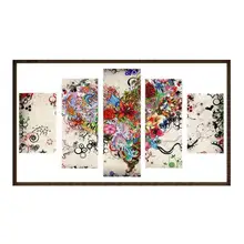 Фото на заказ! Полная дрель DIY 5D алмазная вышивка крестиком комплект домашнего декора сердце