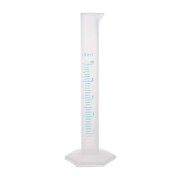 

10 ml Transparent plastic graduated tube.