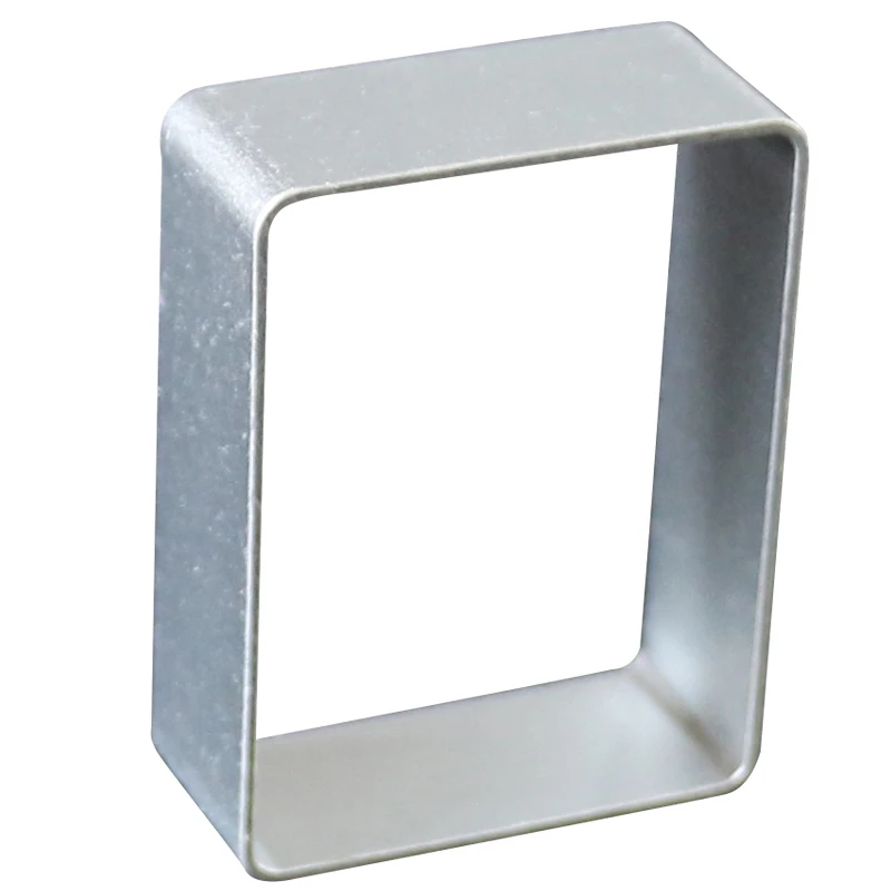 

Wholesale 1Pcs Fondant Pastry Cookie Cutters Mold Aluminum Alloy Rectangle Shape Metal Moulds Cake Decoration Baking Tools
