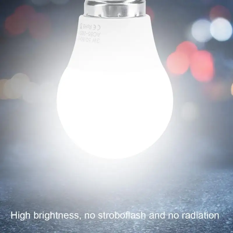 E27 энергосберегающий светильник лампа 3W AC85-265V высокое яркий светодиодный светильник лампы прочный светильник Светодиодная лампа для дома комнаты светильник Инж