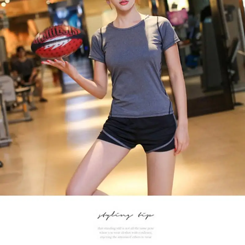 5 Piece Women Yoga Sets Sport Wear Women Fitness Sport Bra+Short sleeve+jacket+Yoga Pants+Shorts Sport Set Workout Gym Clothing