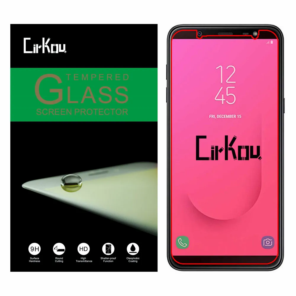 Для samsung Galaxy J8 J810 On8 Оригинал 2.5D Arc Edge 0 33 мм 9H твердость Анти-взрыв полностью