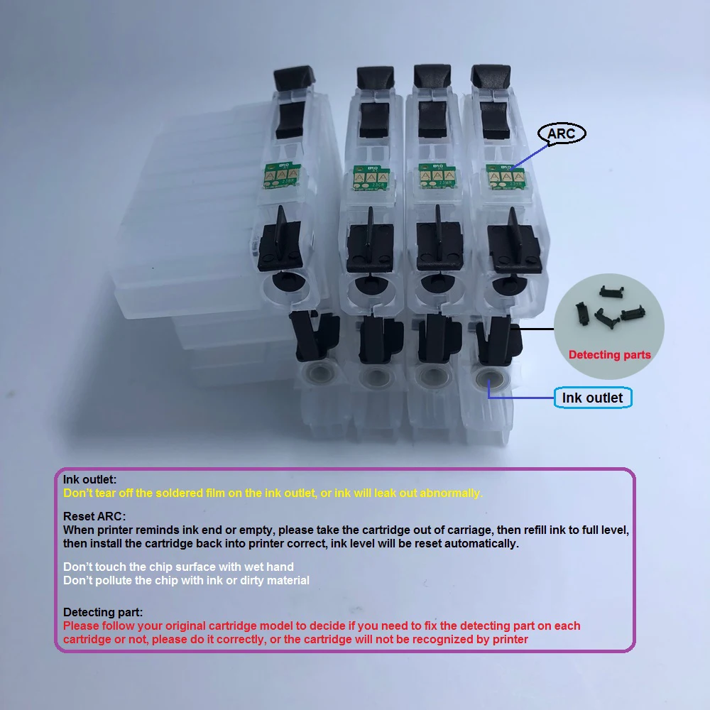 YOTAT многоразового катридж LC133 LC 133 для брата MFC-J470DW MFC-J650DW MFC-J870DW MFC-J4410DW MFC-J4510DW