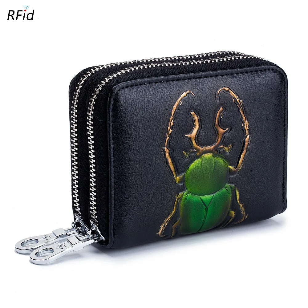 

High Quality Women's Wallet Cow Leather Cards Credit Card Holder Case Wallet Business Card Package Women's Handbags Hot Sale