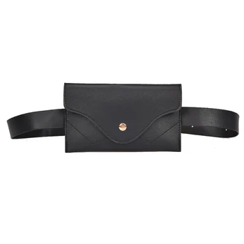 

Fashion Women Waist Bag PU Leather Belt Bag Pure Color Pack For Women Female Vintage Waist Pouch Purse Phone Pouch