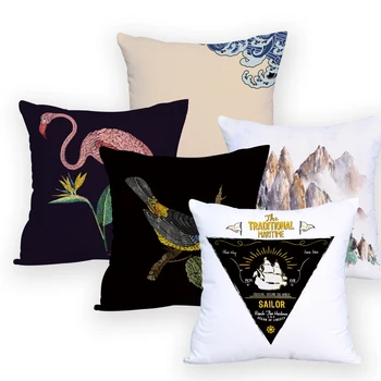 

Tropical Flamingo cushion cover decorative living room dropshipping suppliers throw pillows letter pillowcase for car seat