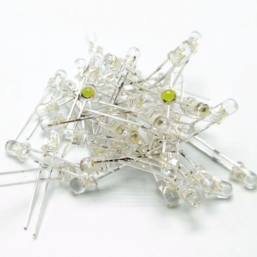 

100pcs/lot F3 3mm Fast/Slow RGB Flash Red Green Blue Rainbow Multi Color Light Emitting Diode Round LED Full Color